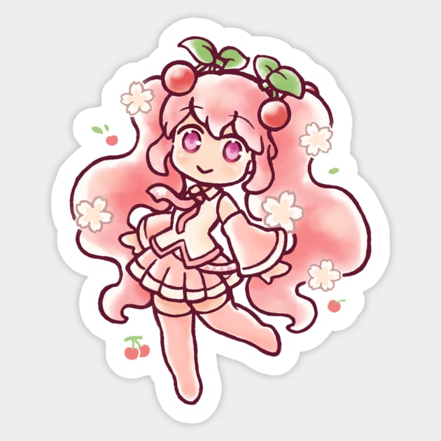 Sakura Miku Sticker by koomalaama